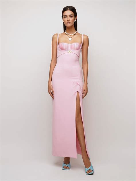 long dress versace|farfetch versace dress.